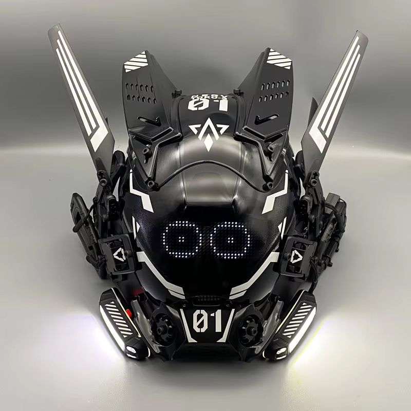 Cosplay Prop Display - Кибер-панк Cos Маска Косплей Мех Солдат
