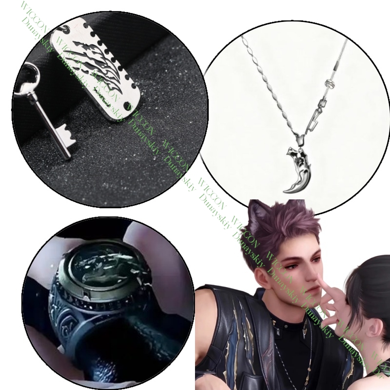 Cosplay Prop 3D Print - Маска-полумаска Love and Deepspace Valko Ao