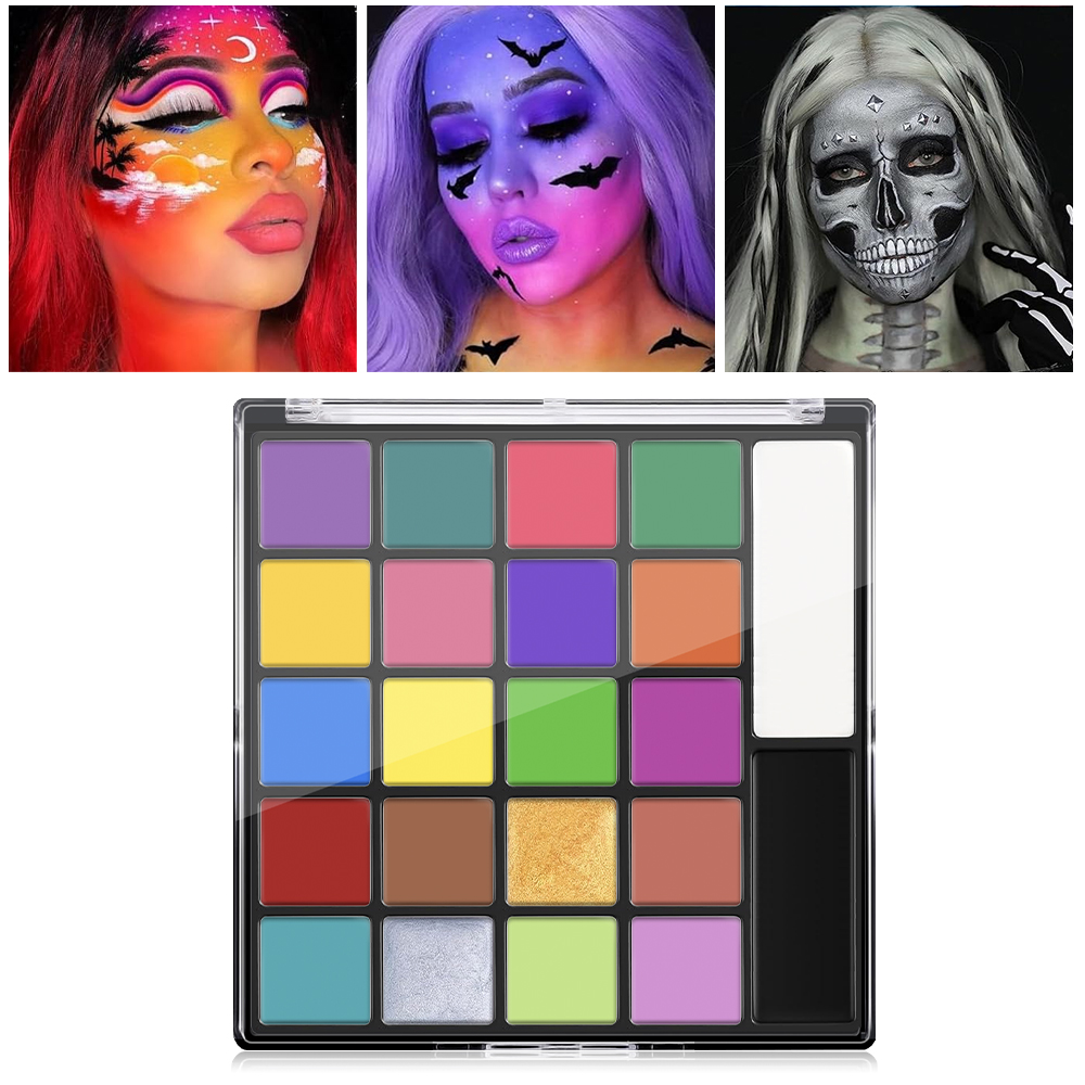 Cosplay Prop Paint - 22-цветный набор для рисования лица и
