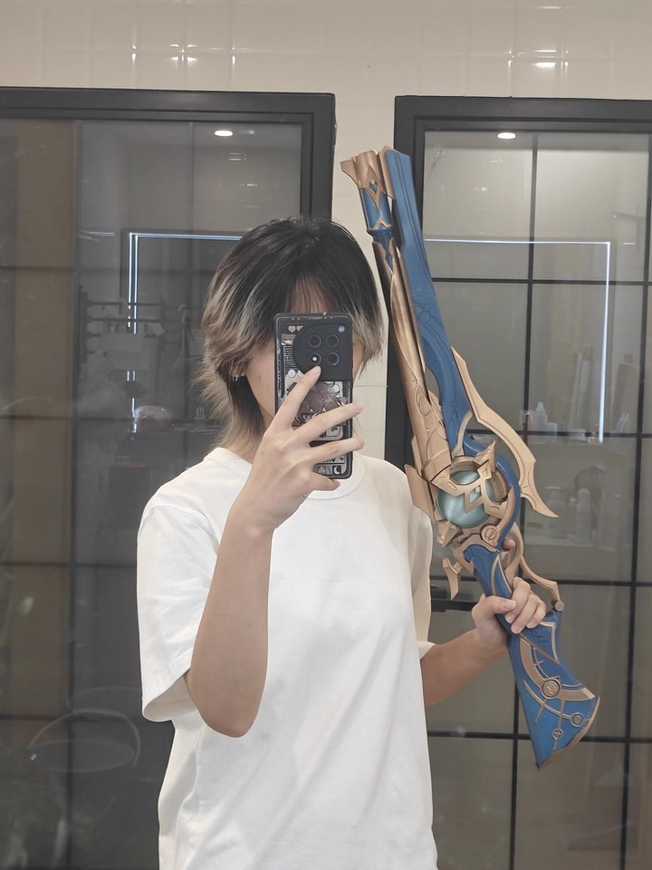 Anaxa Cosplay Prop - Модель-реплика оружия Анаксагоры 80 см, светящаяся,
