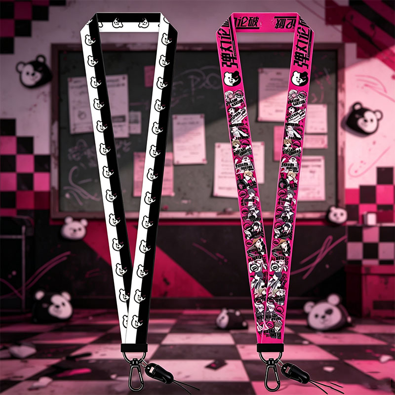 Cosplay Prop Works - Мерч Danganronpa: Аниме-аксессуары с черно-белым медведем,