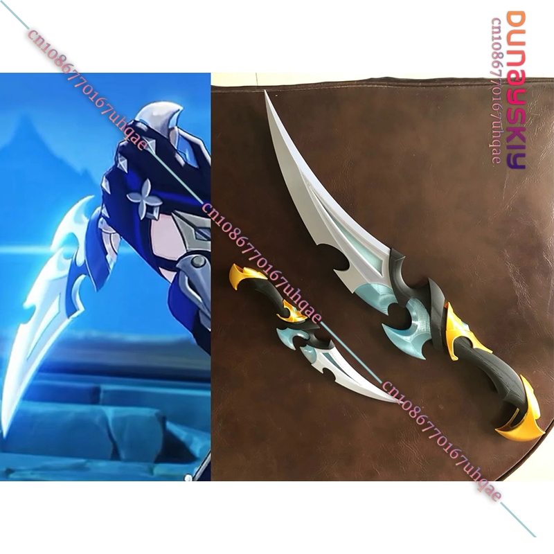 Cosplay Prop 3D Print - SAIKOU%Genshin Impact Лохен: 3D-печатная копия кинжала,