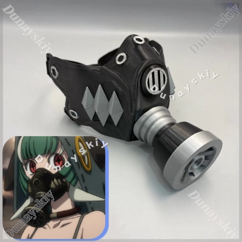 Парик-боб GACHIAKUTA с зеленым – обзор и цена Cosplay Prop 3D Print