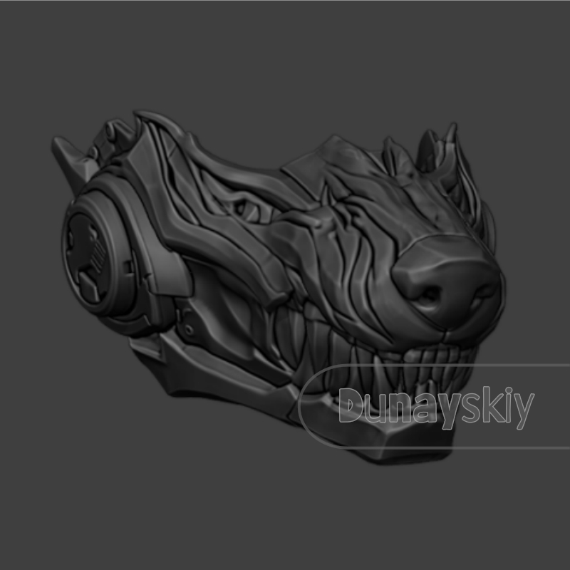 Маска Волка Valko из Love and  – обзор и цена Cosplay Prop 3D Print