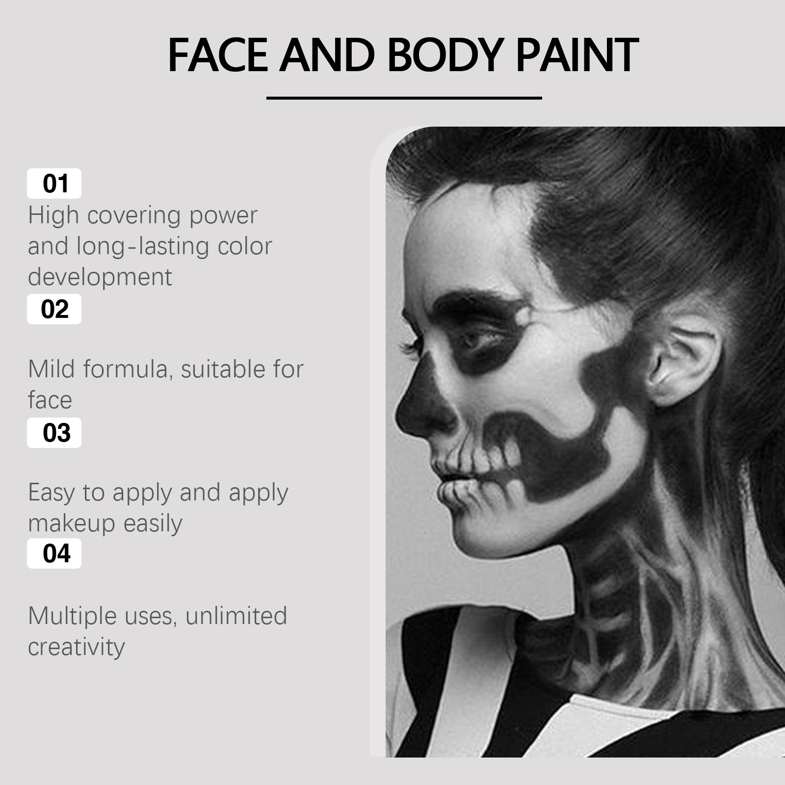 Набор для рисования на лице на – обзор и цена Cosplay Prop Paint