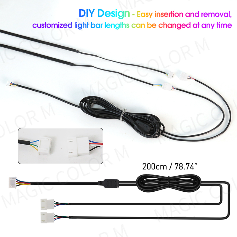 Vgetting 140/55,1 дюйма Автомо – обзор и цена Led El Wire
